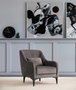 Atelier Del Sofa Astana - Sillón de orejas Antracita